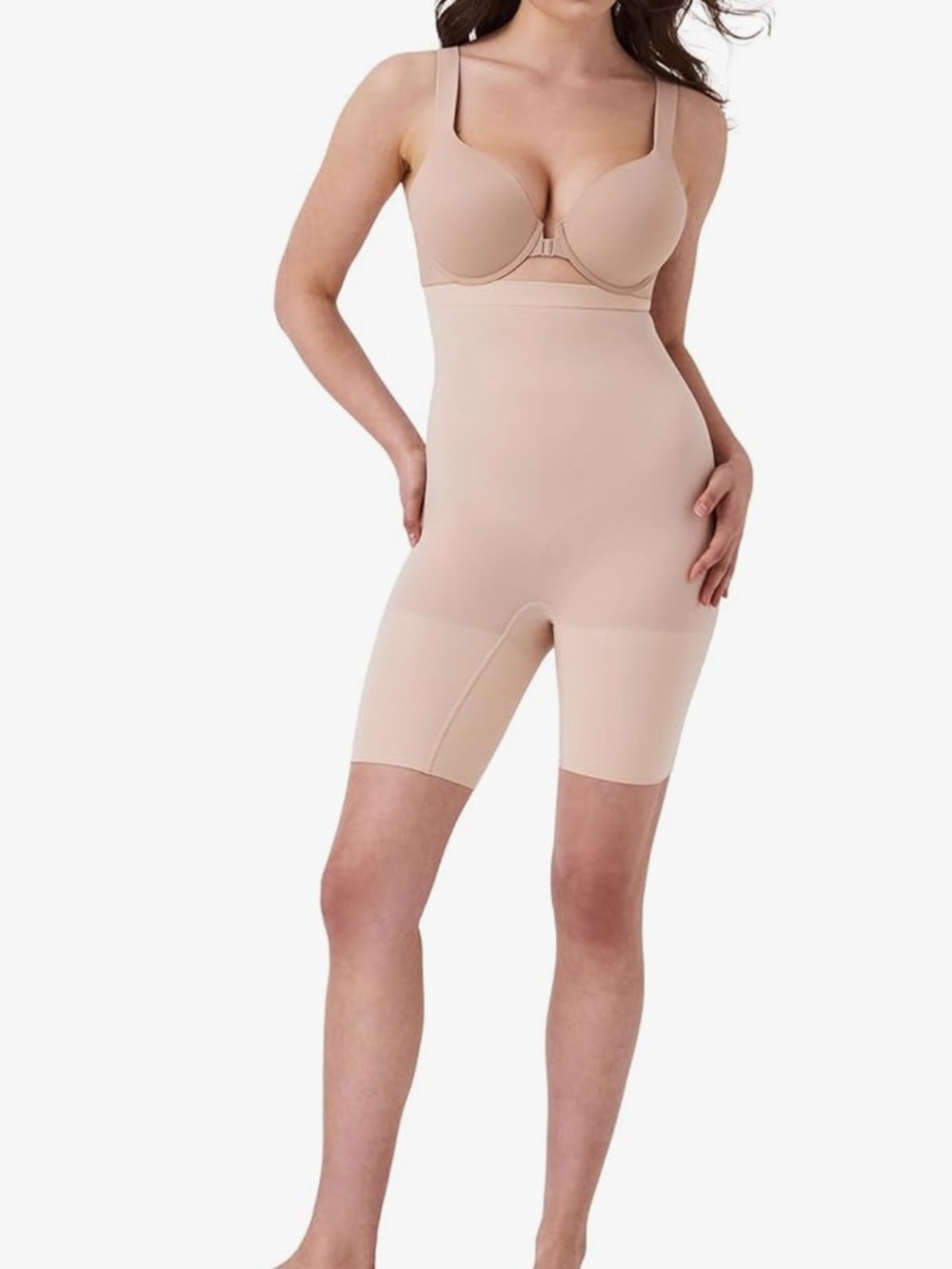 2 Spanx Sculpt High-Waist Mid-Thigh Shapewear Shorts SPANXsculpt